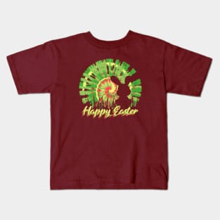 Happy Easter Tie Dye Kids T-Shirt